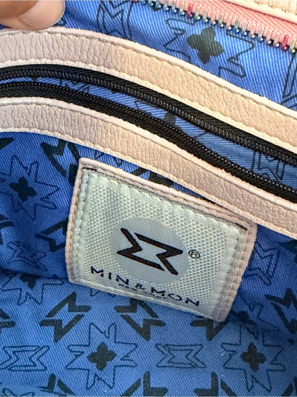 Min & Mon New York Vali  light pink Leather Bag